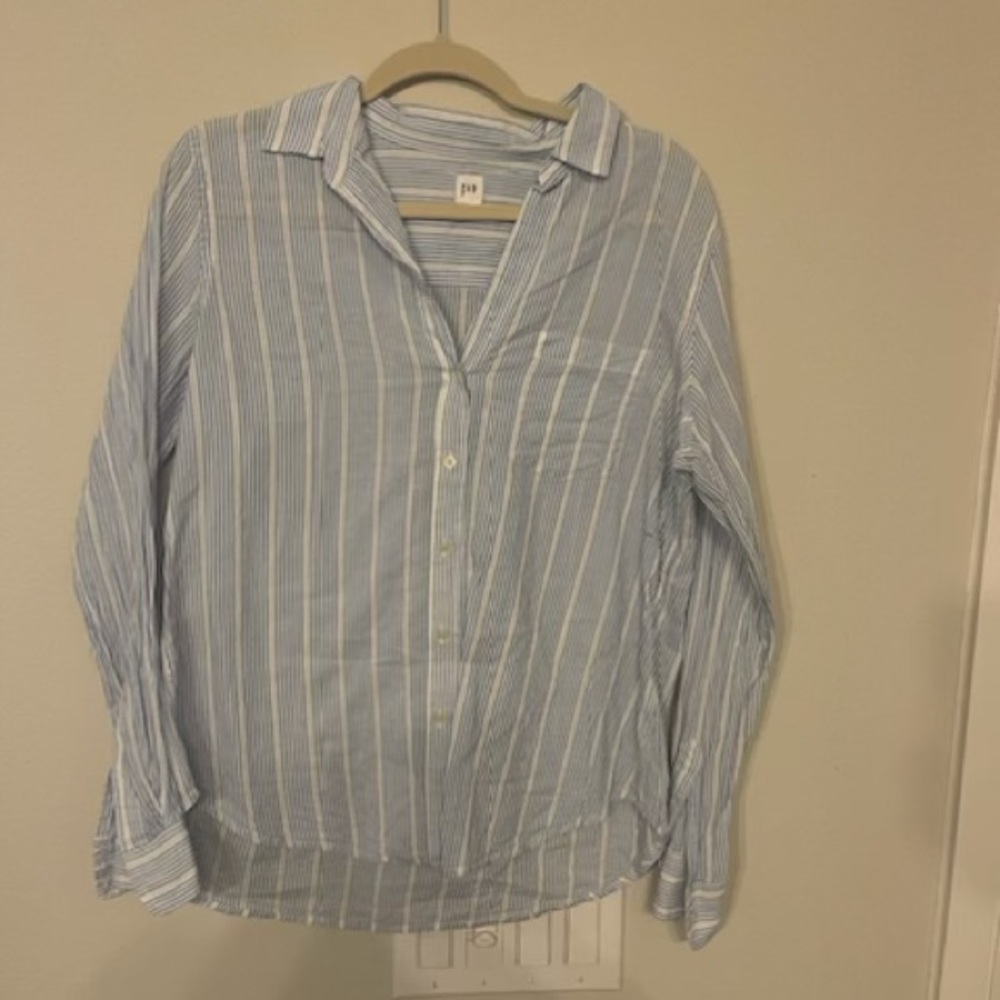 Coastal Grandmother Inspired Button Down!